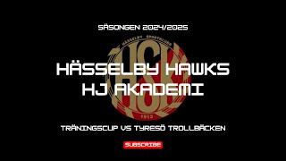 FÖRSÄSONGSCUP  Match mellan Hawks HJ Akademi och Tyresö Trollbäcken [upl. by Chatav512]