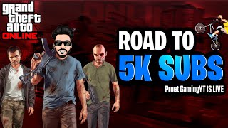 🔴LIVE STUMBLE GUYS  ROAD TO 5K  CHILL STREAM WITH Preet GamingYT [upl. by Llywellyn]