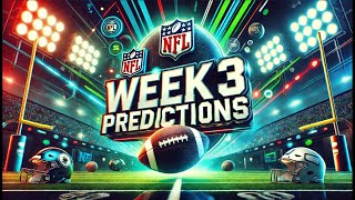 NFL Week 3 Predictions  DaBearsDen Network [upl. by Sillihp]