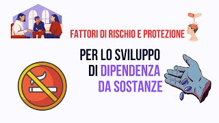 FATTORI DI RISCHIO E DI PROTEZIONE PER LABUSO DI SOSTANZE [upl. by Worra]