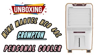 Crompton Marvel Neo Inverter Compatible Portable Personal Desert Air Cooler 40LTR [upl. by Alegna]