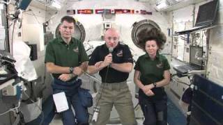 Expedition 26 ISS Crew Discusses Mission with Media [upl. by Elinad]