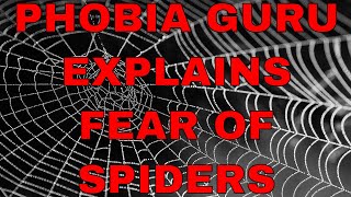 Phobia Guru explains the Fear of Spiders known as Arachnophobia [upl. by Katzman]