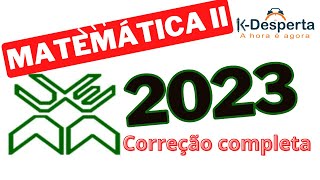 Exame de Matemática 2 UEM 2023 Correção Completa [upl. by Ekusuy]