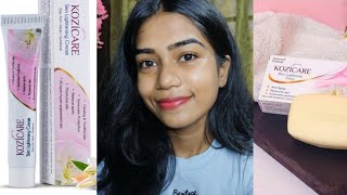 HONEST  Review of KOZICARE Skin Lightening Cream and Soap  Pharmacy Cream  Rehena Vlogs [upl. by Minton]