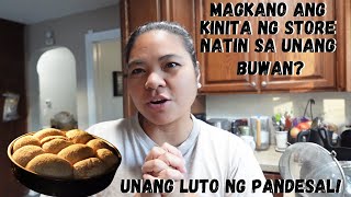 BUHAY AMERIKAMAGKANO ANG KINITA NATIN SA UNANG BUWAN NG PAGTITINDA SA BOOTH UNANG PANDESAL NA LUTO [upl. by Farmelo]