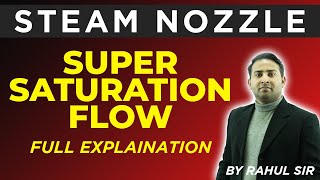 supersaturated flow in nozzle  supersaturation  metastable statethermodynamics rahul kothiyal sir [upl. by Rudwik]