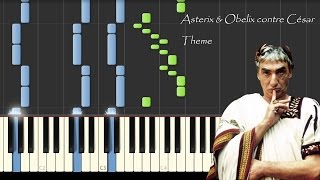 Astérix amp Obélix contre César  Theme  PianoTutorial [upl. by Okwu]