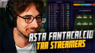 LA MIA PRIMA ASTA del FANTACALCIO tra STREAMERS [upl. by Oznole92]