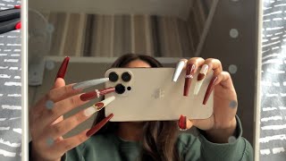 ASMR iPhone Tapping amp Scratching On Different Phone Cases [upl. by Nodarse28]