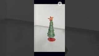 Diy mini christmas tree 🌲shorts miniature christmas [upl. by Eidderf]