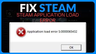 How To Fix Steam Application Load Error  Full Guide 2024 [upl. by Edouard]