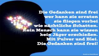 Die Gedanken sind Frei [upl. by Lenz]