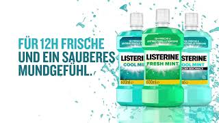 LISTERINE® Cool Mint Cool Mint Mild amp Fresh Mint – So wirkt die Mundspülung mit ätherischen Ölen [upl. by Nosak]