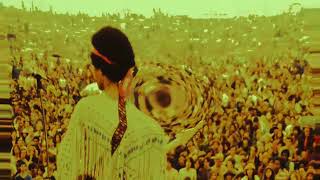 Jimi Hendrix  All Along The Watchtower But You’re At Woodstock [upl. by Aserehs]