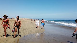 GRAN CANARIA🇪🇸 Playa de MASPALOMAS VERANO 2022 desde FARO DE MASPALOMAS [upl. by Sari418]