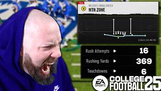 GLITCHED Wildcat Every Play College Football 25 Gameplay [upl. by Naman424]