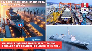 Hyundai adquirirá materiales y equipos locales para construir buques en el Perú peru [upl. by Kared]