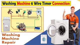 how to repair washing machine at home  washing machine wiring  MCCenter [upl. by Atiragram]