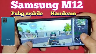 Samsung M12 test game pubg mobile handcam new update [upl. by Westbrook]