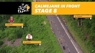 The moment Calmejane won the stage  Stage 8  Tour de France 2017 [upl. by Tortosa]