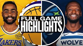 LAKERS at TIMBERWOLVES  FULL GAME HIGHLIGHTS  December 2 2024 [upl. by Bergh]