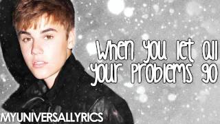 Justin Bieber  Santa Claus Is Coming To Town Lyrics [upl. by Shelah]