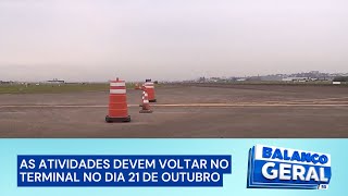 Aeroporto Salgado Filho equipe da Record acompanha obras na pista [upl. by Stalder678]