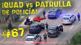 Persecuciones salvajes en EEUU ¡La policía persigue a un quad por todas partes [upl. by Larret]