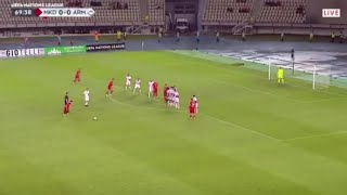 Enis Bardhi Amazing Freekick Goal North Macedonia vs Armenia 20 All Goals and Highlights [upl. by Nylatsyrk194]