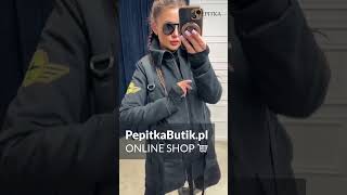 Stylizacja modowa  militarny płaszcz i bojówki 🔥🖤 inspiracjemodowe trendymodowe fashion outfit [upl. by Fessuoy263]