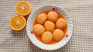 কমলা ভোগ মিষ্টি ।। কমলার রসগোল্লা।।Bengali sweet Komola Bhog।। Orange Rasgulla।। [upl. by Ydnil]