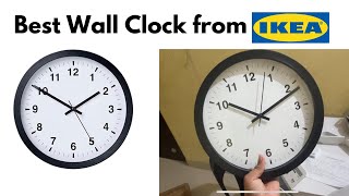 Ikea Wall Clock Review  Ikea Tjalla Wall Clock  Should i Buy [upl. by Einwat]