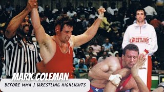 Mark Coleman  Before MMA  Wrestling Highlight [upl. by Aneliram]