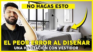 🛏️ Cómo diseñar una HABITACIÓN con BAÑO y VESTIDOR ❌ NO COMETAS ESTE GRAVE ERROR ❗ [upl. by Welford]