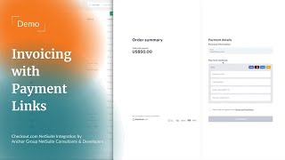 Checkoutcom NetSuite Integration Demo  Invoicing with Payment Links [upl. by Esmond346]