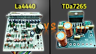 Which is The Best Amplifier BoardLa4440 vs Tda7265 Audio ic Board la4440 4440 tda7265 [upl. by Iatnahs]