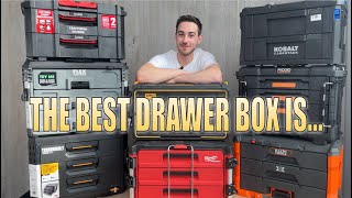 THE BEST MODULAR TOOLBOX DRAWERS Packout vs Stacktech vs MODbox vs Stackpack vs Dewalt AND MORE [upl. by Airrej]