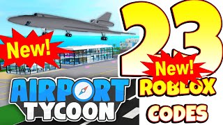 Airport Tycoon Roblox GAME ALL SECRET CODES ALL WORKING CODES [upl. by Trebbor]