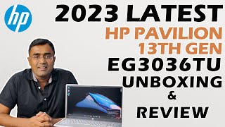 HP Pavilion Laptop15 EG3036TU Intel Core i7 1360P 13th generation  Latest 2023 Unboxing amp Review [upl. by Aikahs]