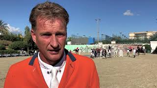 Interview Marc Houtzager na FEI Nations Cup finale Barcelona 2018 [upl. by Anomor]