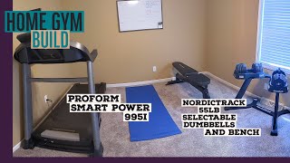 Home Gym Build Smart Power 995i amp NordicTrack Dumbells [upl. by Alyda501]