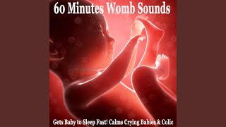 60 Minutes Womb Sounds Gets Baby to Sleep Fast Calms Crying Babies amp Colic [upl. by Anirtik]