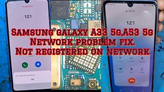 Samsung galaxy a33 5gA53 5g network problem fix  Samsung a33 5gA53 5g not registered on network [upl. by Starr]