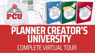 Planner Creators University  Complete Tour and How to Get Started [upl. by Lejeune]