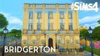 I built the Featherington House Bridgerton in The Sims 4 [upl. by Ulu]