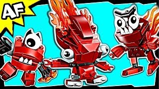 Lego Mixels MAX Series 2 Frosticons Fang Gang amp Flexers Stop Motion Set Review [upl. by Smiga]