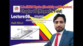 Hall Effect BScI ADPIBSElectricity and MagnetismMagnetic FieldChapter 08 [upl. by Eyahc648]