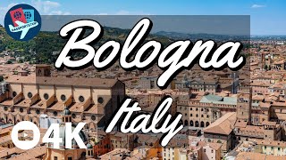 Visiting Top Tourist Attractions in Bologna  Italy  4K UHD [upl. by Pengelly]