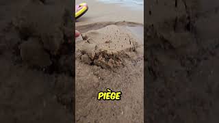 Il a Découvert un PIEGE sur la PLAGE shorts viral [upl. by Stedmann]